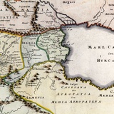 Азия, Чёрное и Каспийское моря. 1720