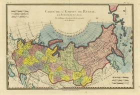 - Карта Российской империи в Европе и Азии. 1781 г. - 201.781.xxx-123