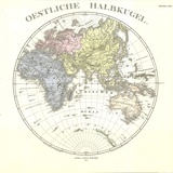 Карта мира. Восточное полушарие. 1901