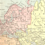 Карта мира в проекции Маркатора. 1876