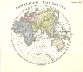 - Карта мира. Восточное полушарие. - 599.901.xxx-23