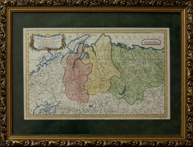 - Карта Сибири и соседних стран. 1757 г. - 205.757.010-125