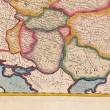 Европейская часть России с самой густонаселенной частью Азии. 1783 г.